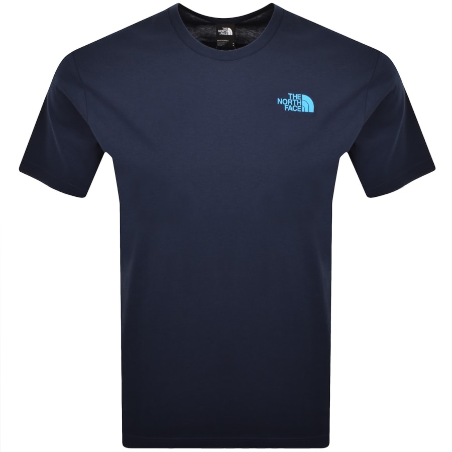 Image number 2 for The North Face SS Box T Shirt Navy