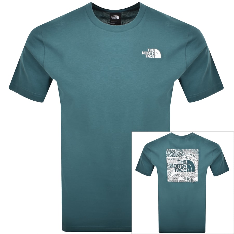 Image number 1 for The North Face Redbox Celebration T Shirt Blue