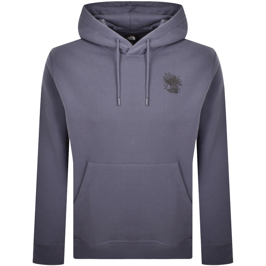 Image number 2 for The North Face Powder Days Hoodie Blue