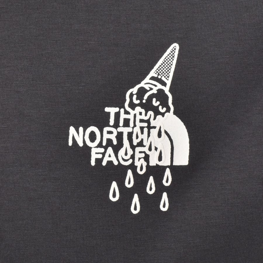 Image number 4 for The North Face Powder Days T Shirt Grey