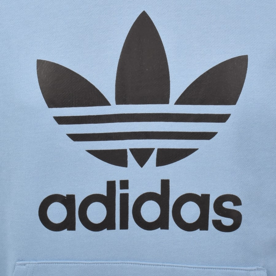 Image number 3 for adidas Originals Logo Hoodie Blue