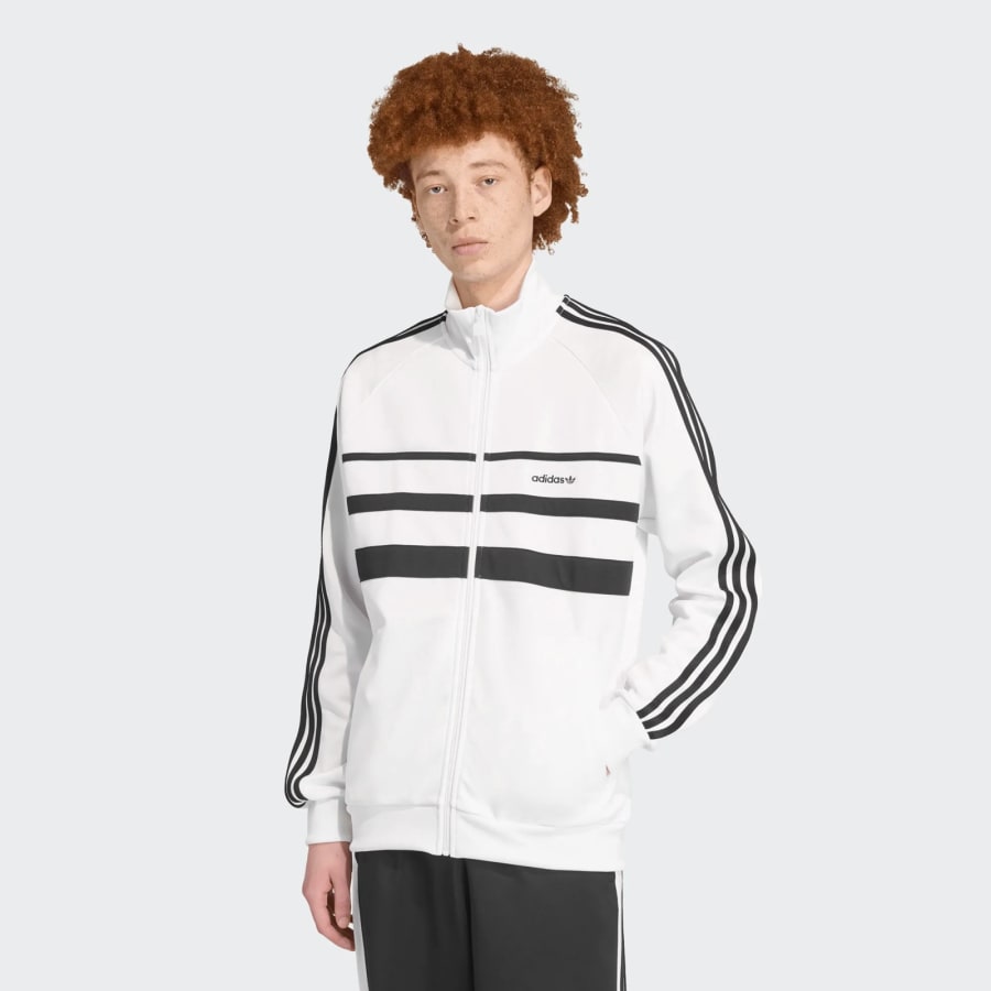 Image number 5 for adidas Originals Logo Track Top White