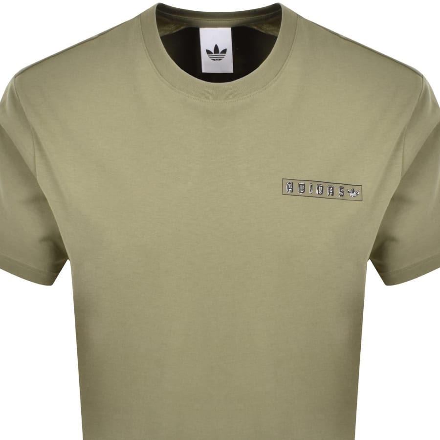 Image number 3 for adidas Originals Graphic T Shirt Green
