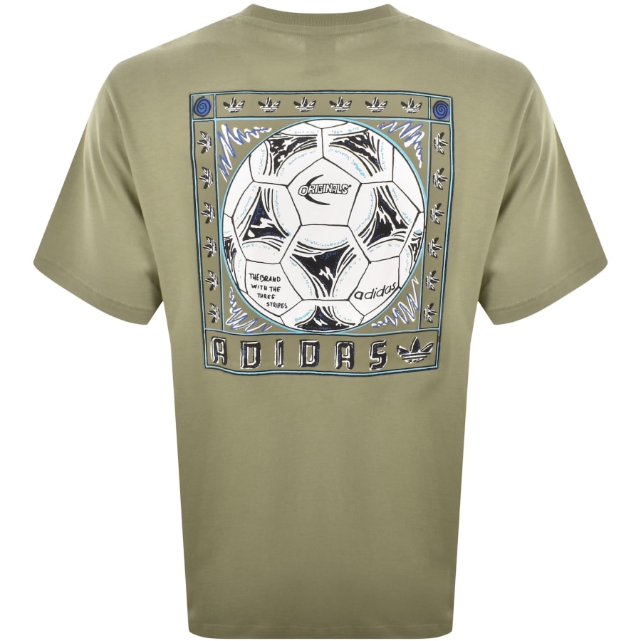 Image number 5 for adidas Originals Graphic T Shirt Green