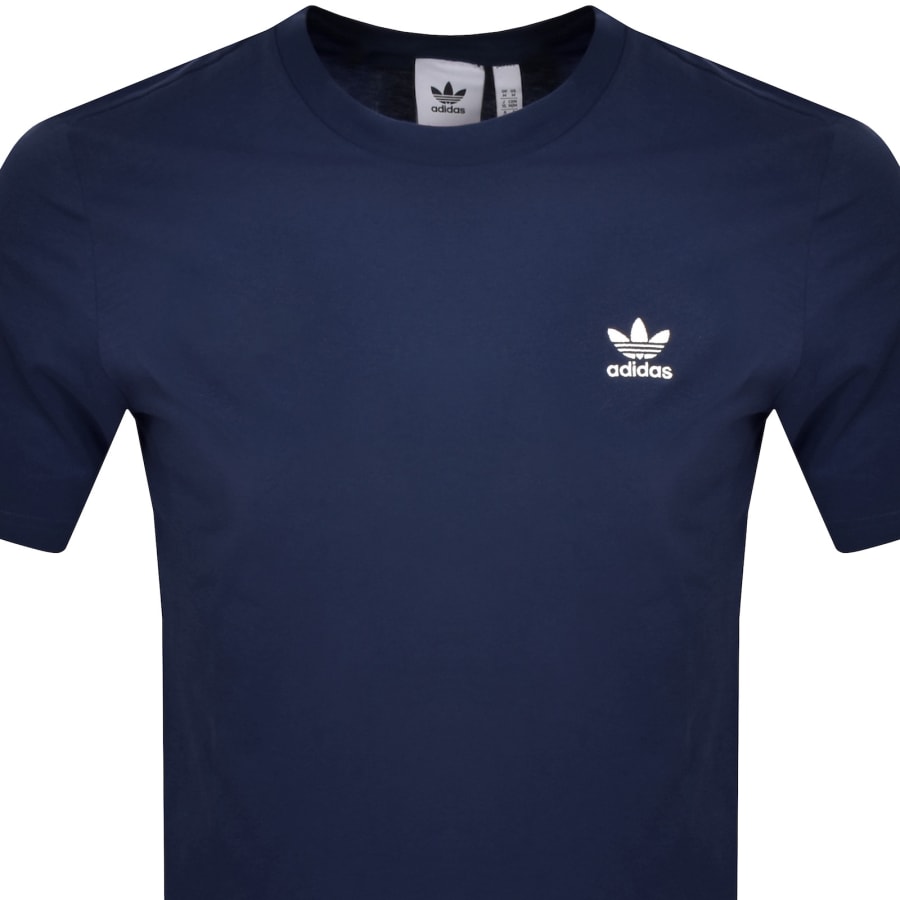 Image number 2 for adidas Trefoil Essential T Shirt Blue