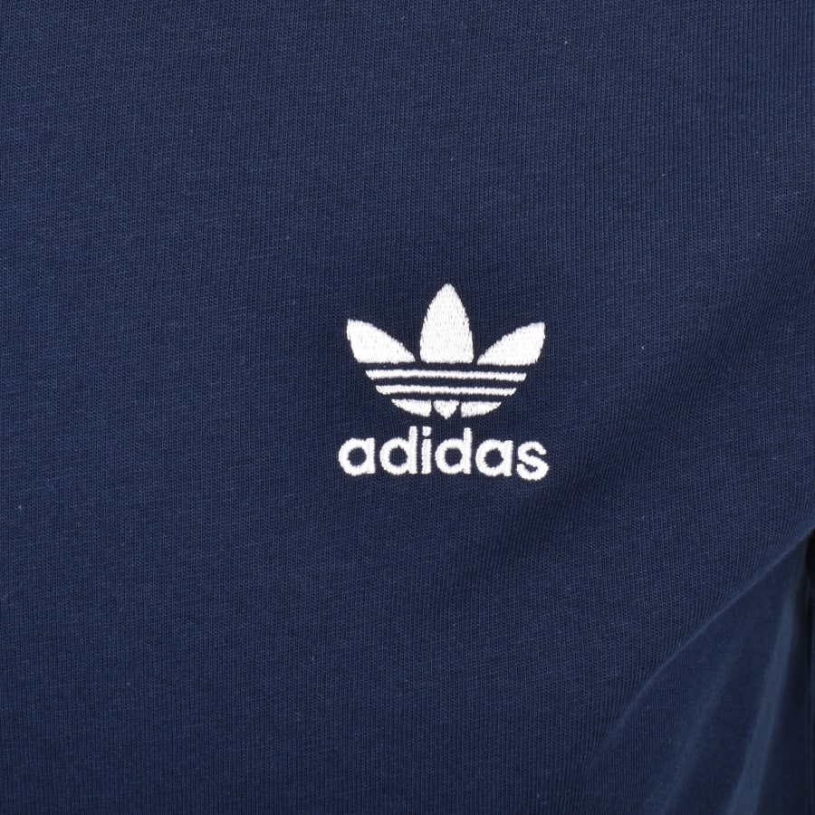 Image number 3 for adidas Trefoil Essential T Shirt Blue