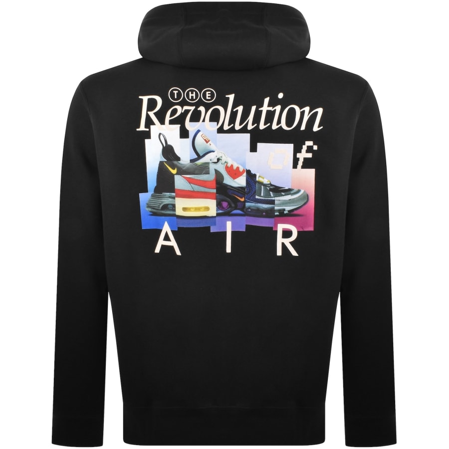 Image number 5 for Nike Logo Hoodie Black