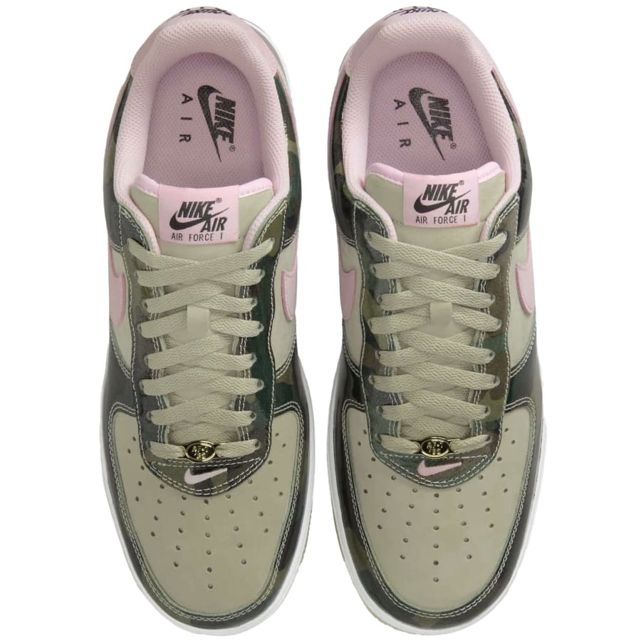Image number 3 for Nike Air Force 1 Low Retro Trainers Khaki