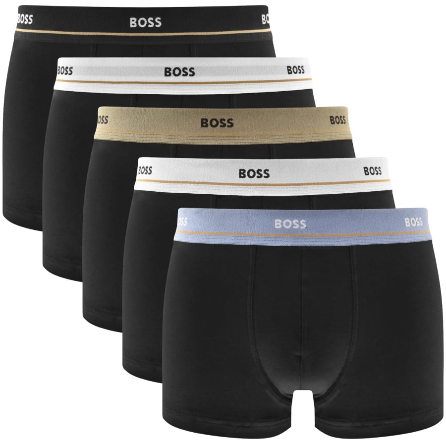 Image number 1 for BOSS Underwear 5 Pack Boxer Trunks