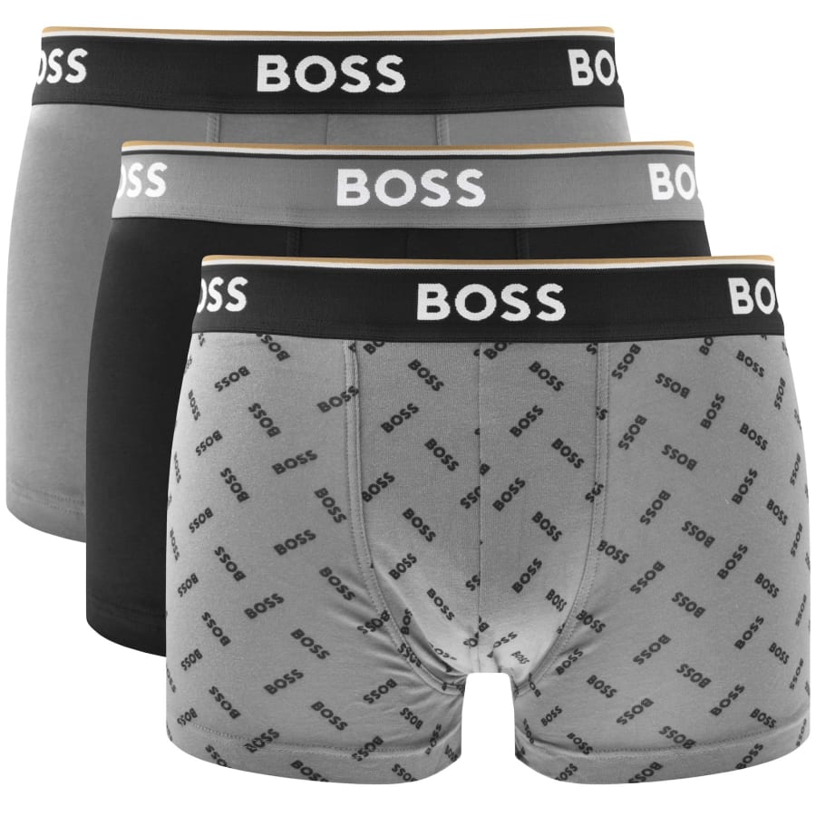 Image number 1 for BOSS Underwear 3 Pack Power Trunks