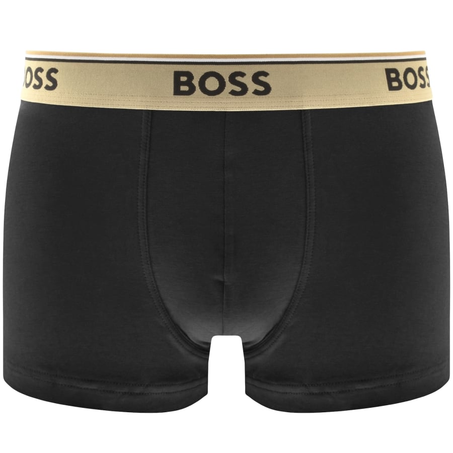 Image number 4 for BOSS Underwear 3 Pack Power Trunks Black
