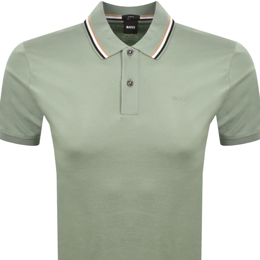 Image number 2 for BOSS Penrose 38 Polo T Shirt Green