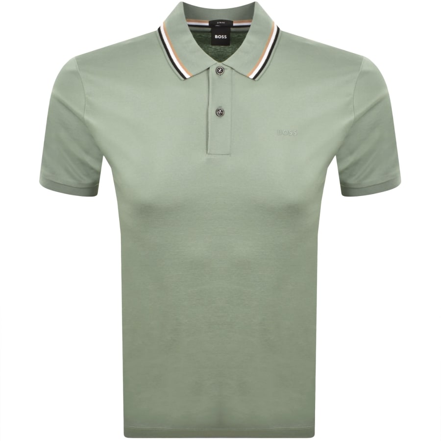 Image number 1 for BOSS Penrose 38 Polo T Shirt Green