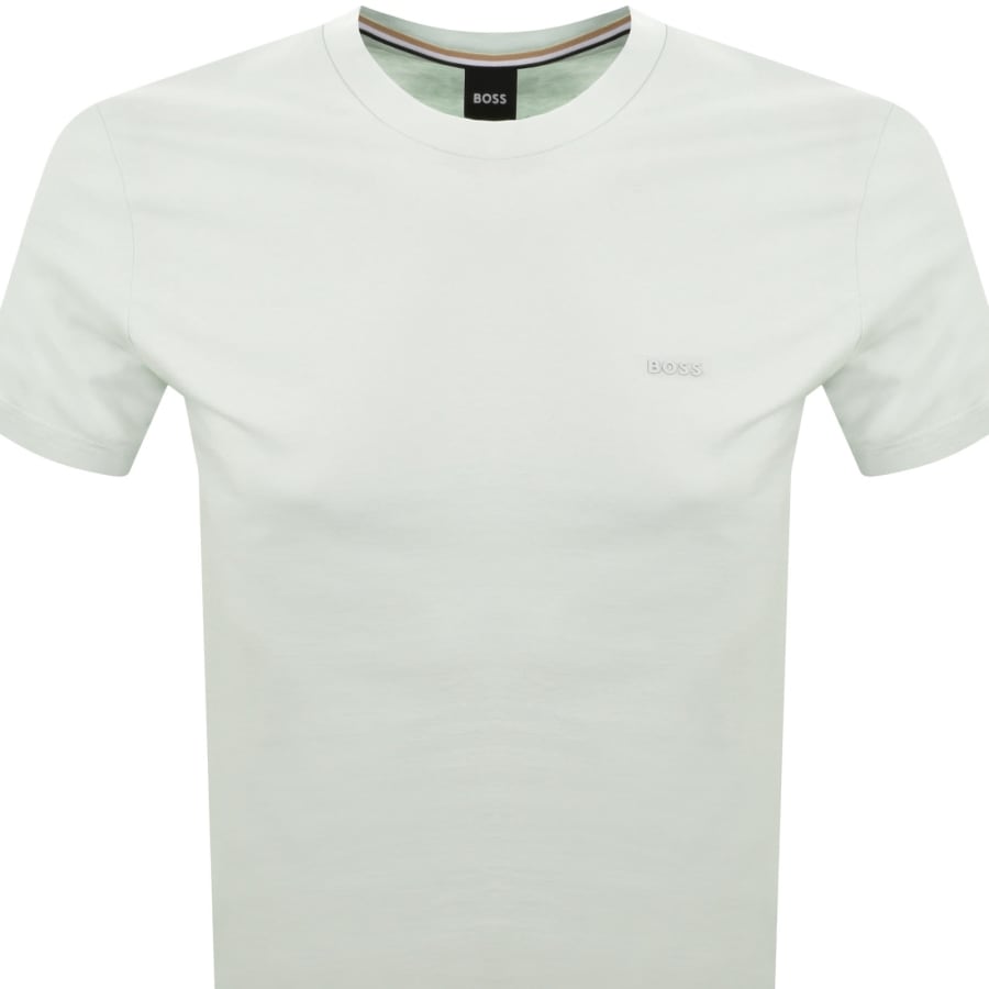 Image number 2 for BOSS Thompson 01 T Shirt Light Green