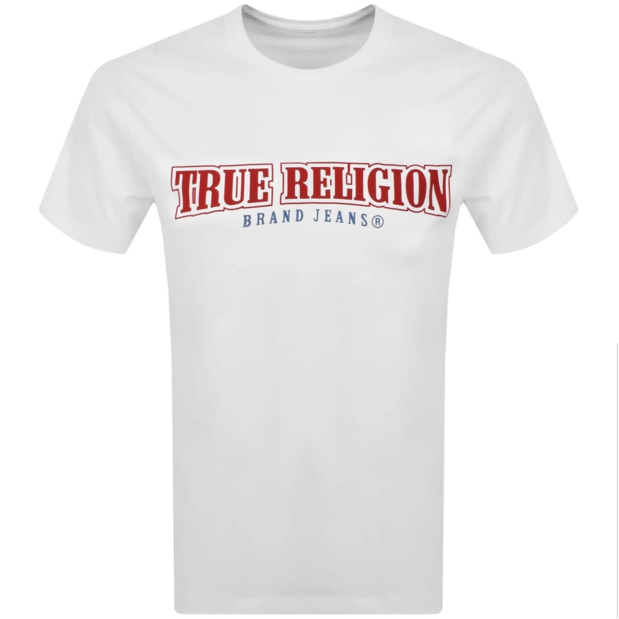 Image number 2 for True Religion Flock Buddha T Shirt White