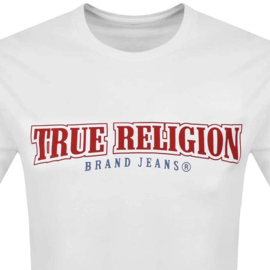 Image number 3 for True Religion Flock Buddha T Shirt White