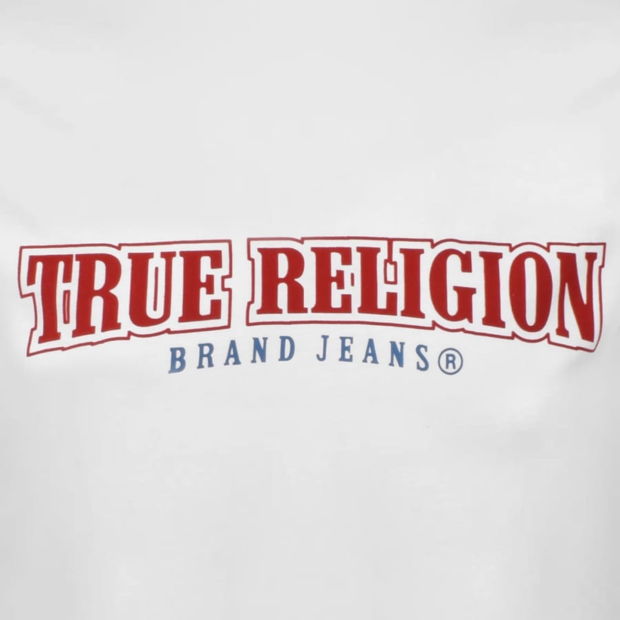 Image number 4 for True Religion Flock Buddha T Shirt White