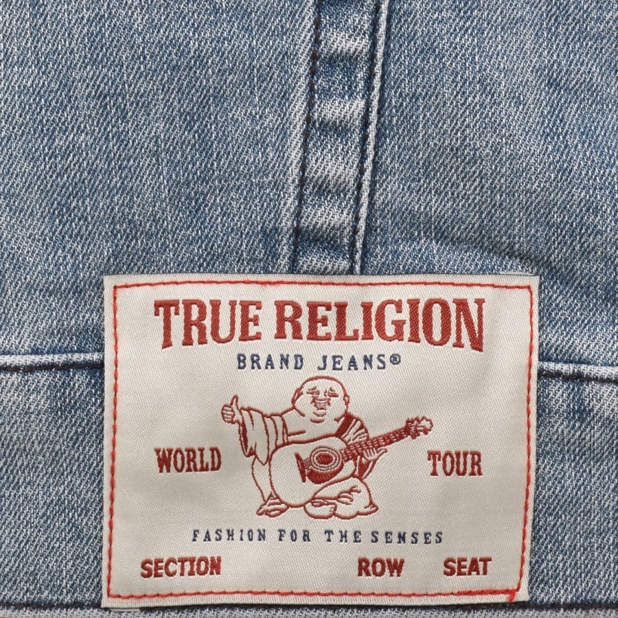 Image number 3 for True Religion Oversized Denim Jacket Blue