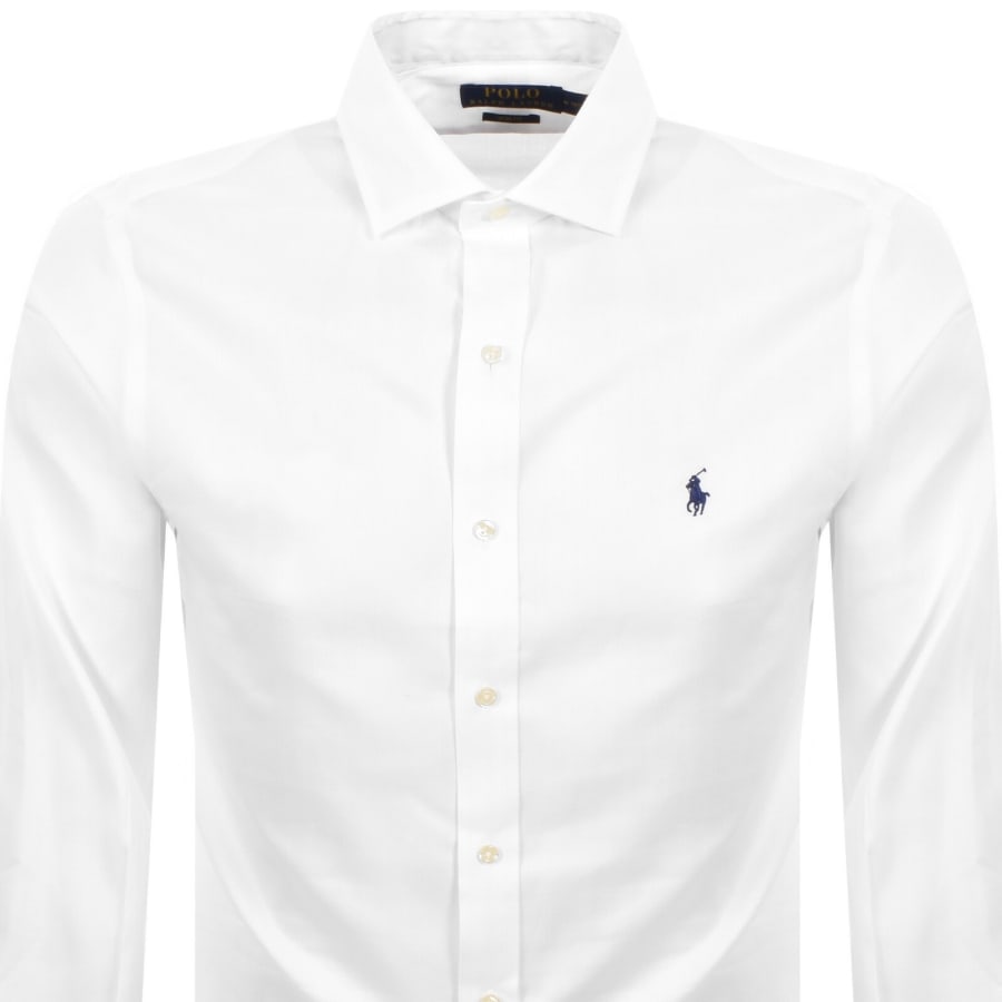 Image number 2 for Ralph Lauren Long Sleeved Shirt White