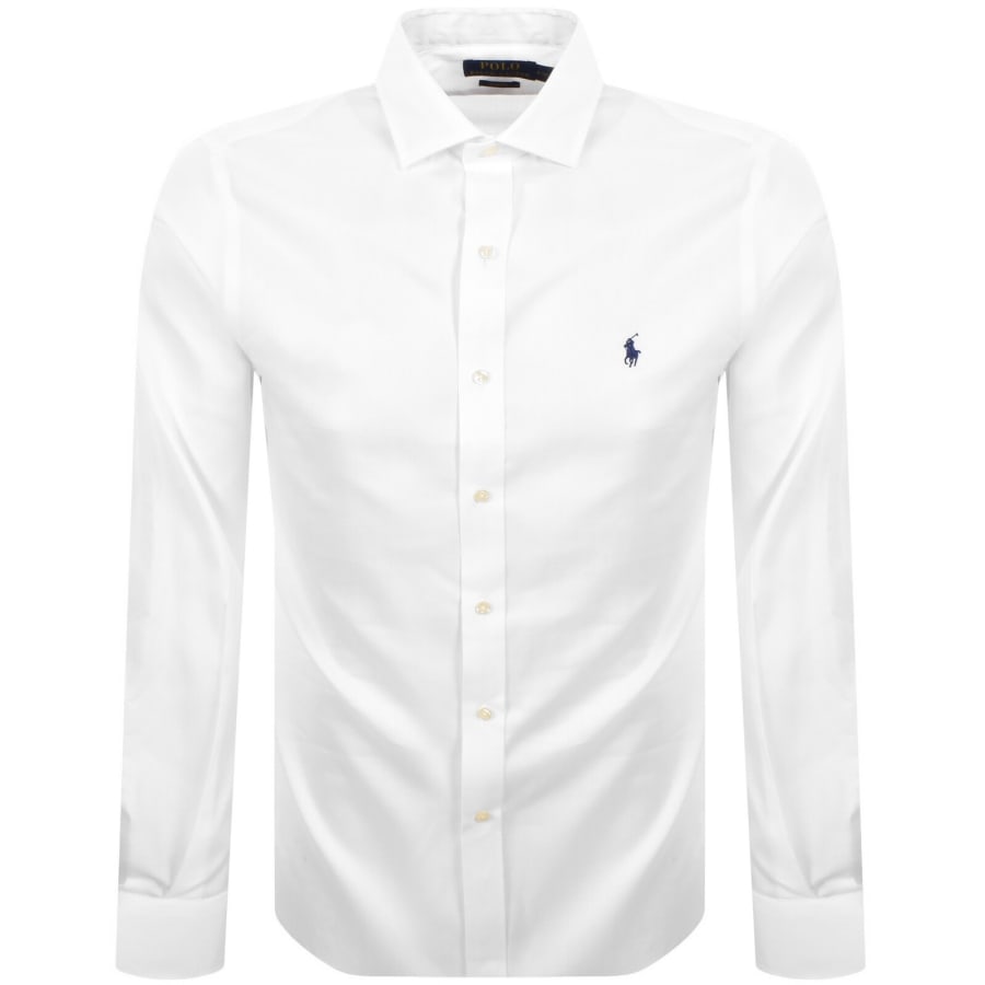 Image number 1 for Ralph Lauren Long Sleeved Shirt White
