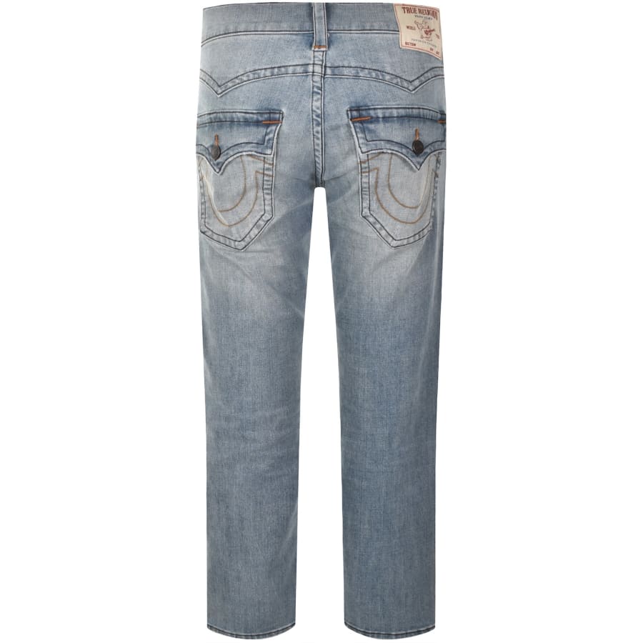 Image number 3 for True Religion Ricky Straight Jeans Blue