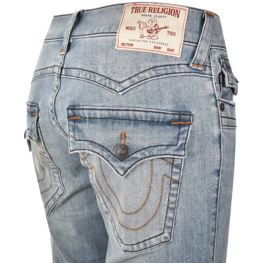 Image number 4 for True Religion Ricky Straight Jeans Blue