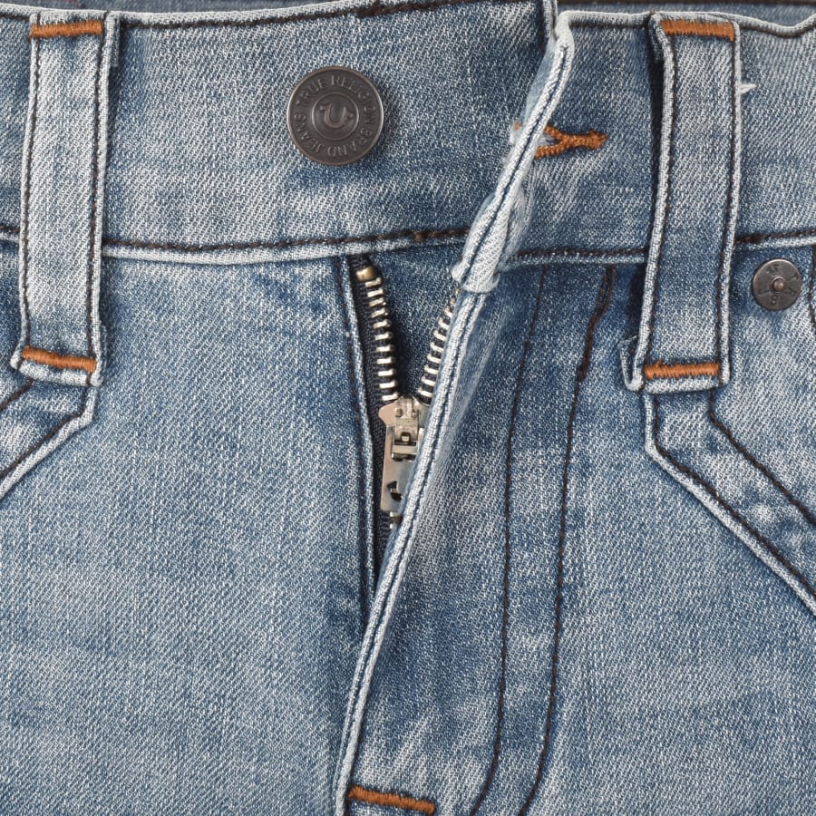 Image number 5 for True Religion Ricky Straight Jeans Blue