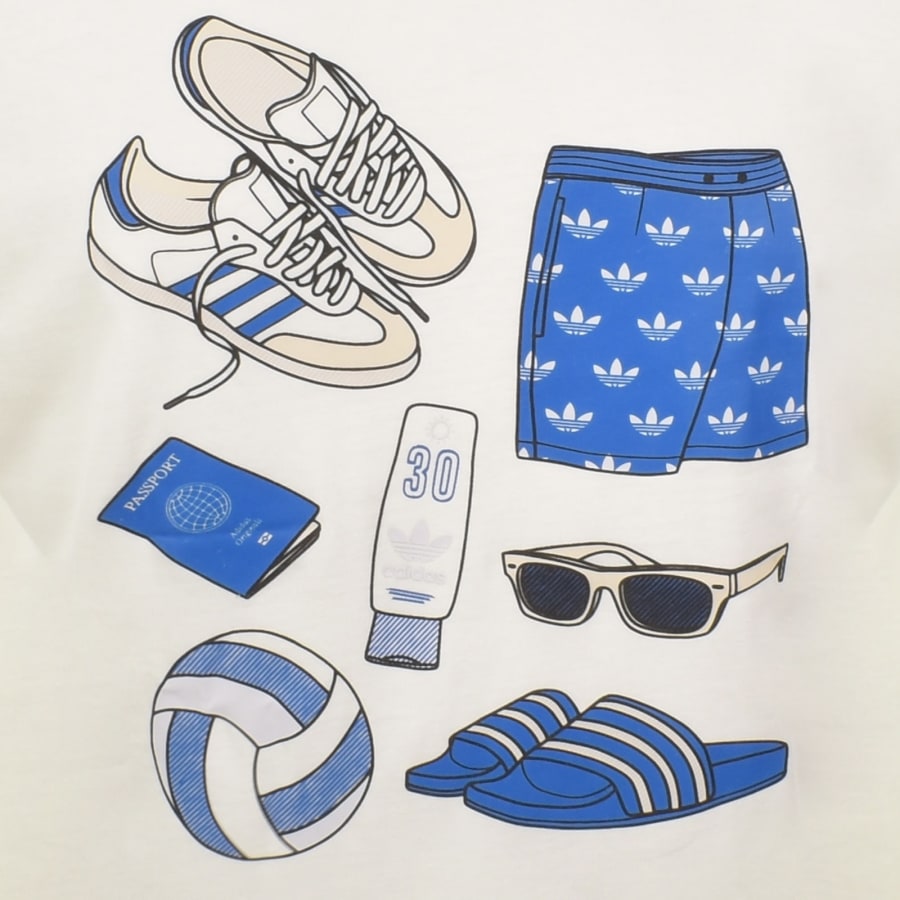 Image number 3 for adidas Originals Graphic T Shirt Off White