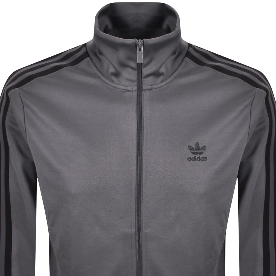 Image number 2 for adidas Originals Logo Track Top Grey