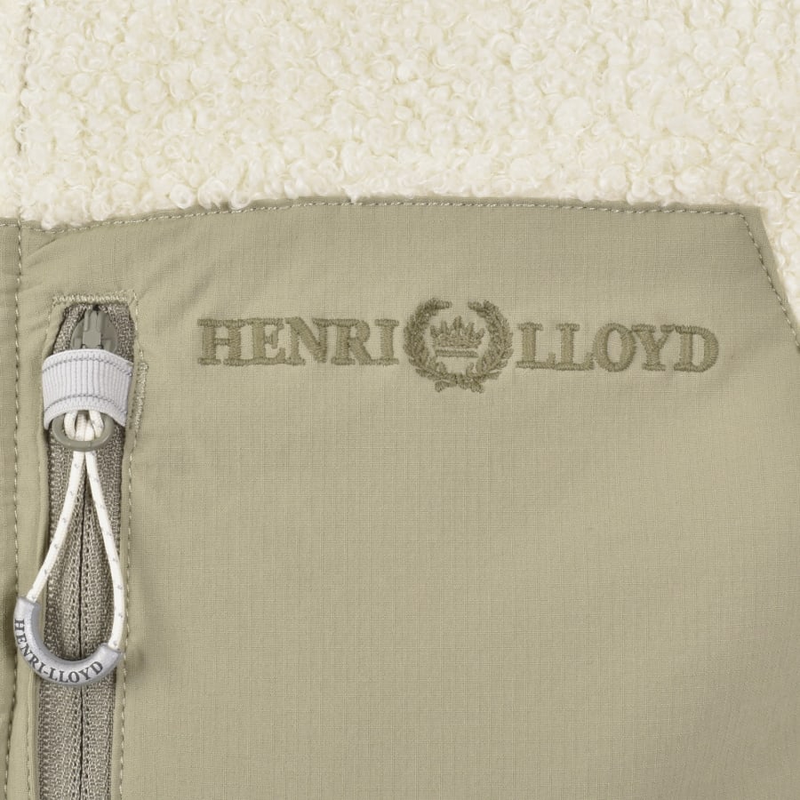 Image number 3 for Henri Lloyd Craster Fleece Gilet Off White