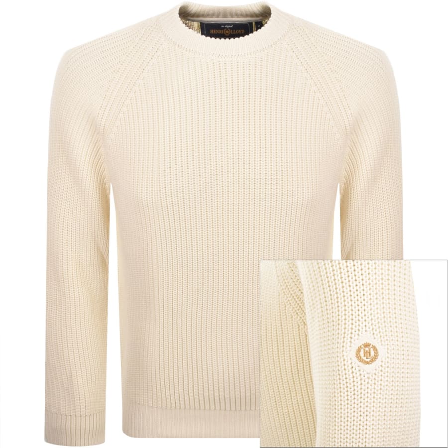 Image number 1 for Henri Lloyd Golant Knit Jumper Cream