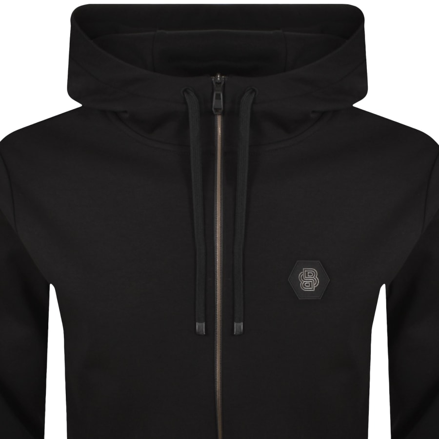 Image number 2 for BOSS Saggy Future Zip Hoodie Black