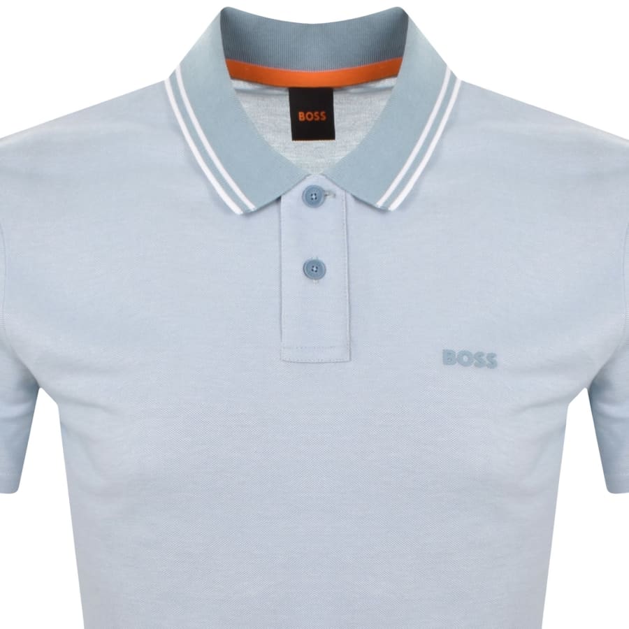 Image number 2 for BOSS Oxford New Polo T Shirt Blue