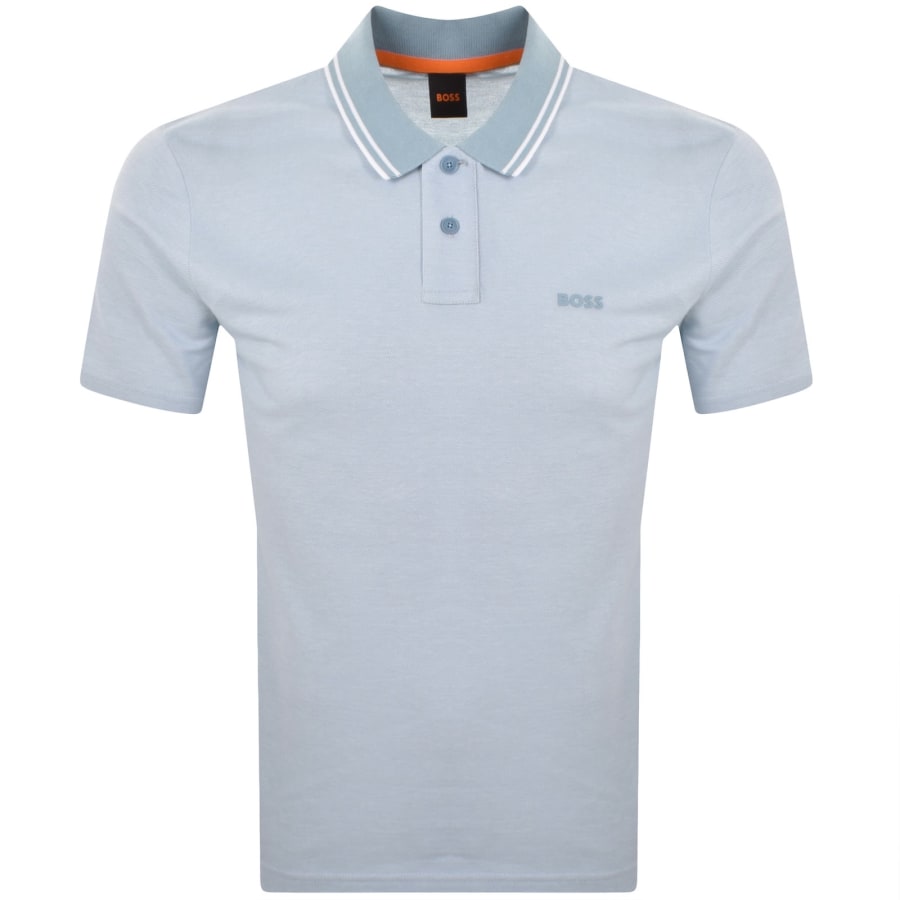 Image number 1 for BOSS Oxford New Polo T Shirt Blue