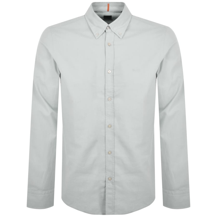 Image number 1 for BOSS Relegant 6 Regular Fit Shirt Grey