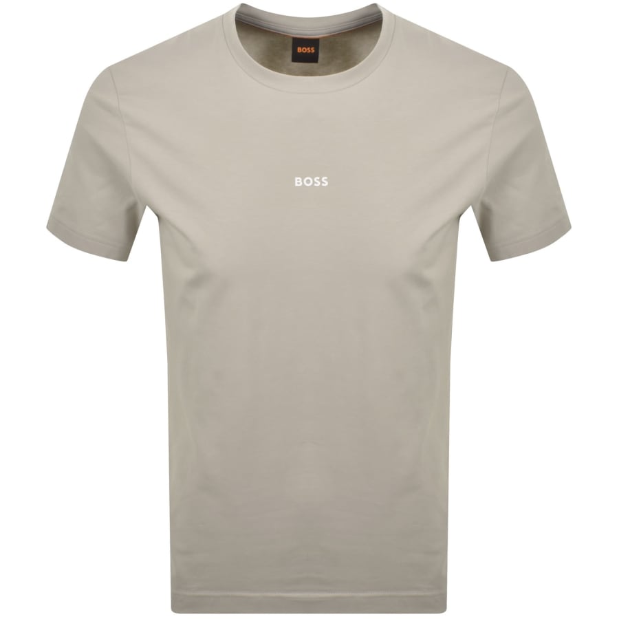 Image number 1 for BOSS TChup Logo T Shirt Grey