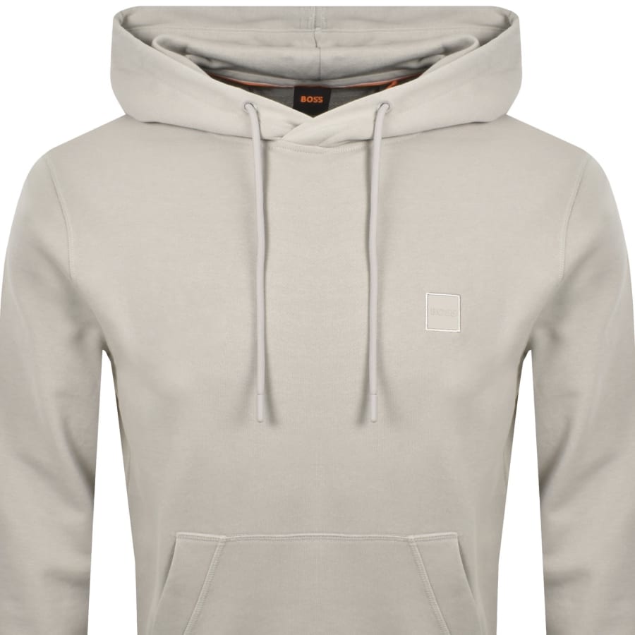 Image number 2 for BOSS Wetalk Pullover Hoodie Grey