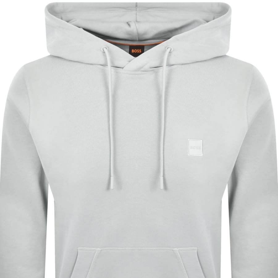 Image number 2 for BOSS Wetalk Pullover Hoodie Grey