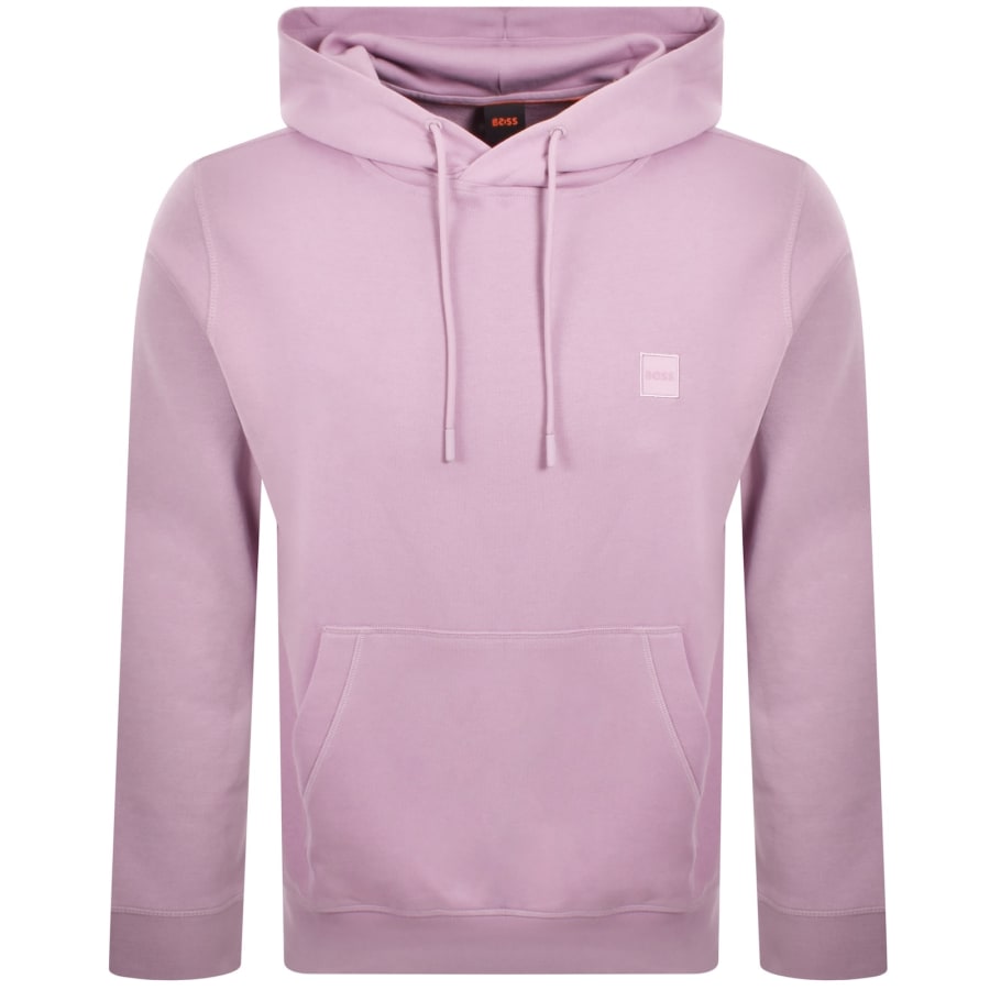 Image number 1 for BOSS Wetalk Pullover Hoodie Purple