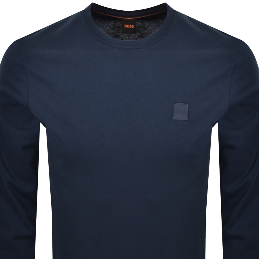 Image number 2 for BOSS Tacks T Shirt Blue