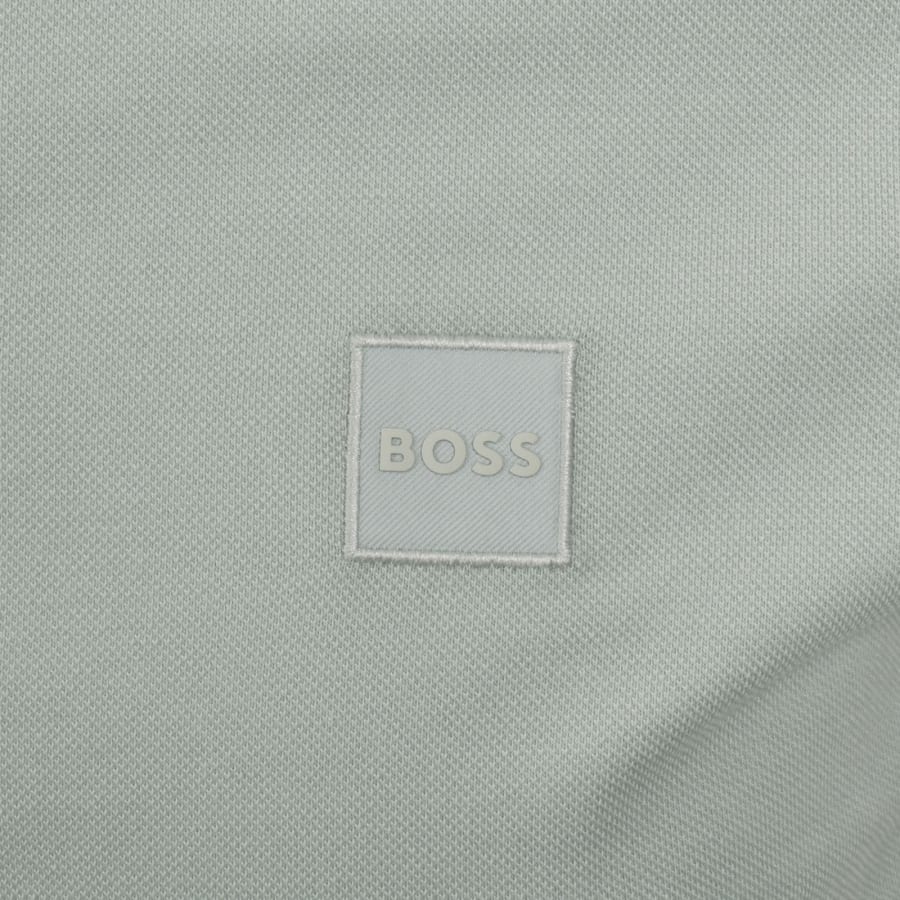 Image number 3 for BOSS Passerzip Polo T Shirt Grey