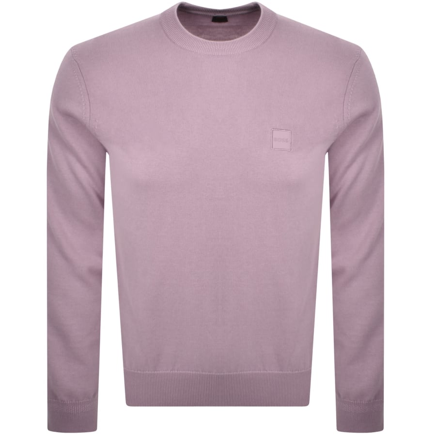 Image number 1 for BOSS Kanovano Knit Jumper Purple