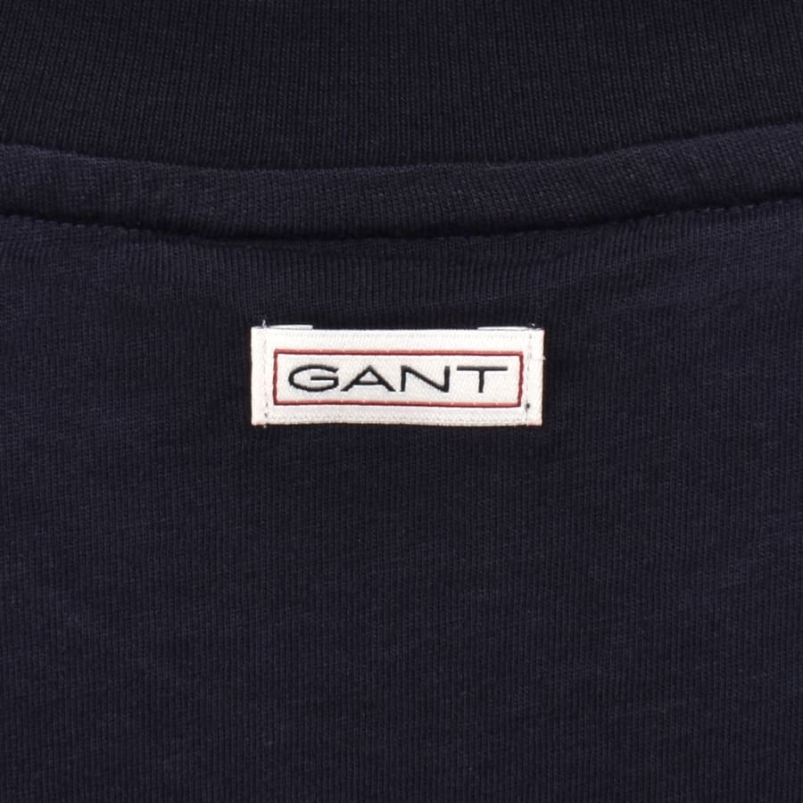 Image number 4 for Gant Original Graphic T Shirt Blue