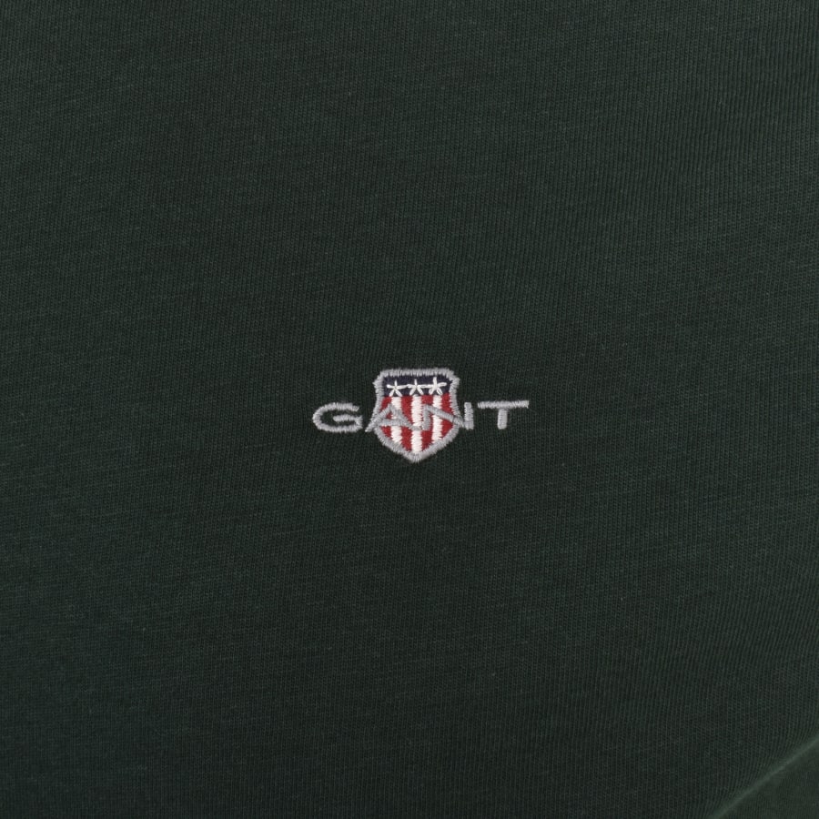 Image number 3 for Gant Regular Shield T Shirt Green