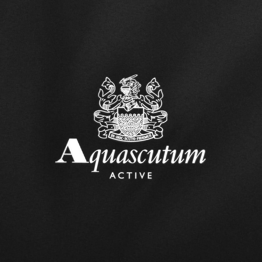 Image number 4 for Aquascutum Hooded Sailor Reversible Jacket Black