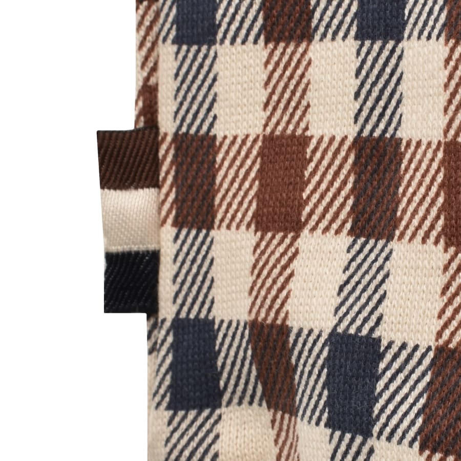 Image number 3 for Aquascutum Check Club Hoodie Navy