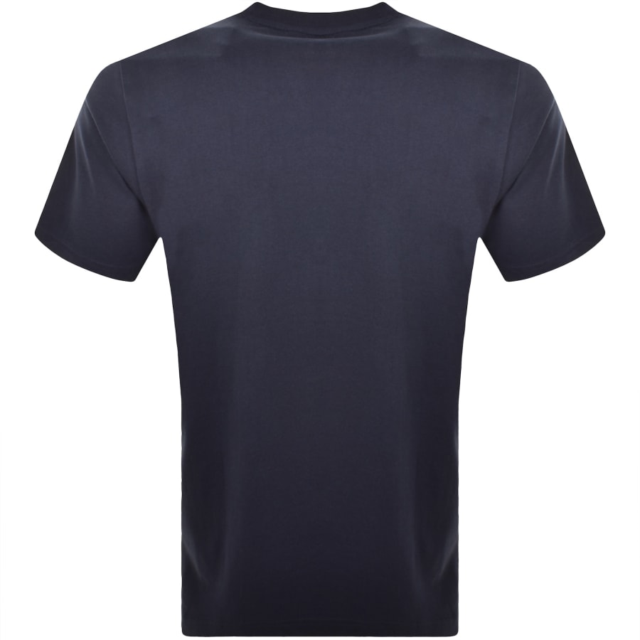 Image number 3 for Aquascutum Check T Shirt Navy