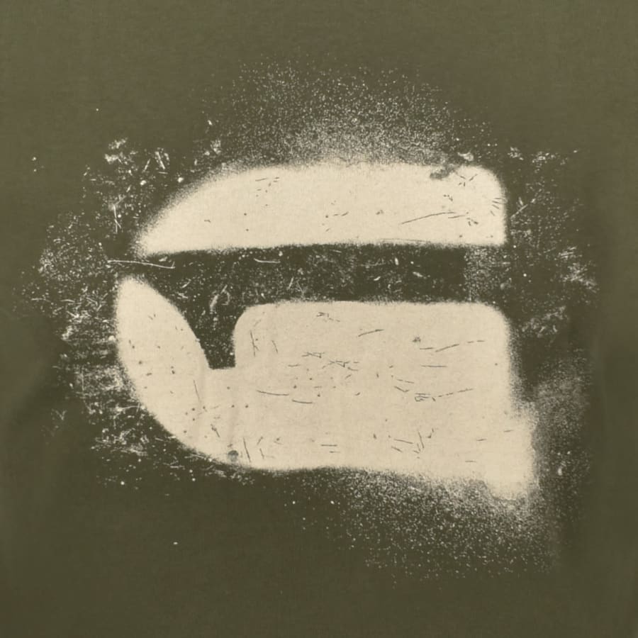Image number 3 for G-Star Spray Logo T Shirt Green