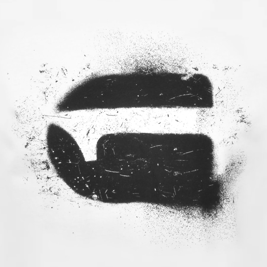 Image number 3 for G-Star Spray Logo T Shirt White