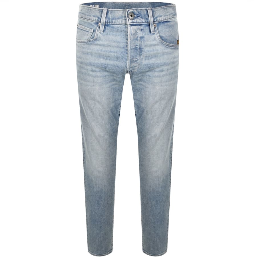 Image number 2 for G-Star 3301 Slim Fit Jeans Blue